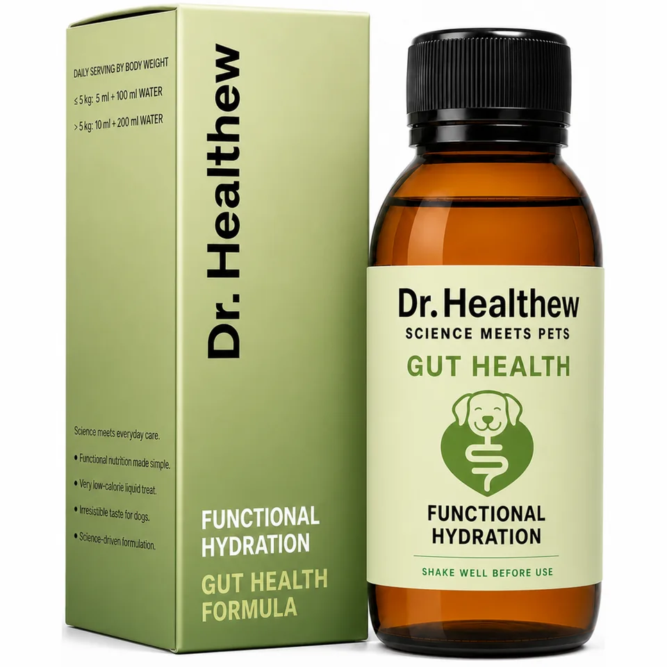 Dr. Healthew Gut Health: authentic 100 ml bottle and carton